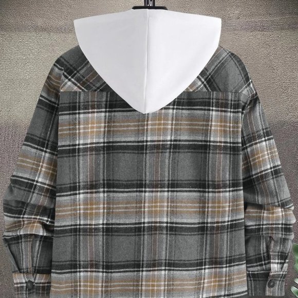 Tan Mens Shoulder Coat - Picture 3 of 6